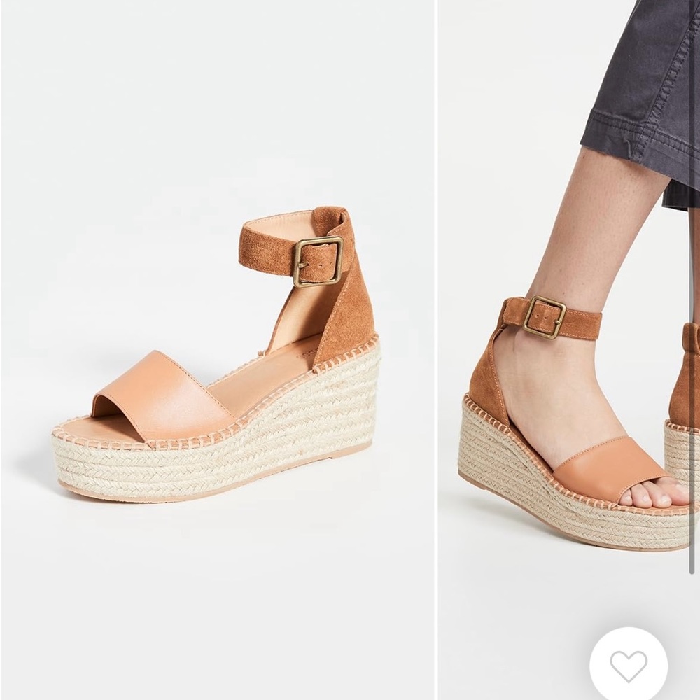 Like new - Soludos Palermo Platform Wedge size 7.5